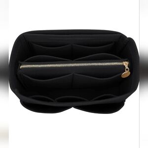 Slender Large Black Felt Purse Insert for Graceful MM and Delightful PM